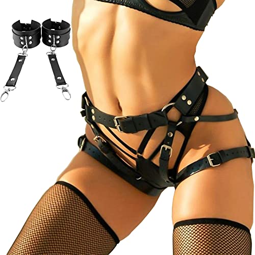 MEBCHAR Punk Leather Body Belt Suspenders Lingerie Gothic Garter Belts BEST WEAR - casual - basics - shirts - tops - longsleeves - sheer shirts - see through nylon - second skin - pantyhose tights MEBCHAR Punk Leather Body Belt Suspenders Lingerie Gothic Garter Belts BEST WEAR - casual - basics - shirts - tops - longsleeves - sheer shirts - see through nylon - second skin - pantyhose tights