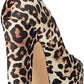 Steve Madden Women's Skyrise Pump, Leopard Velvel, 7.5