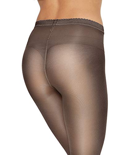 ARRUSA Women's Super Sexy Shiny Sheer Control Top Footed Tights Silk  Stockings Ultra Shimmery High Waist Pantyhose