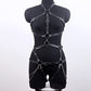 Leather Chest Body Chain Sexy Harness Waist Chains Nightclub Party Rave Belt