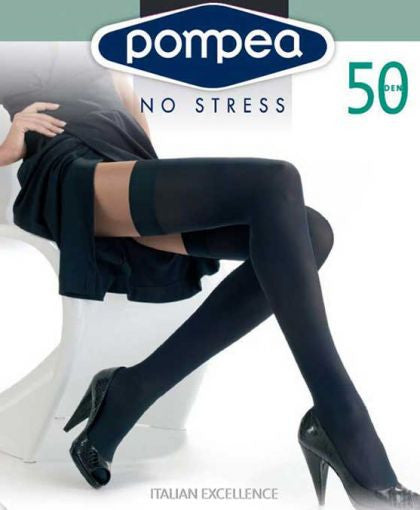 Thigh Highs Stockings Opaque Stay Ups